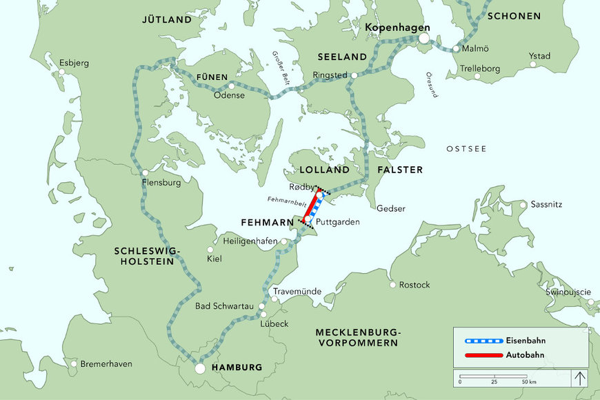 Le Danemark va lancer le plus long tunnel immergé de la planète